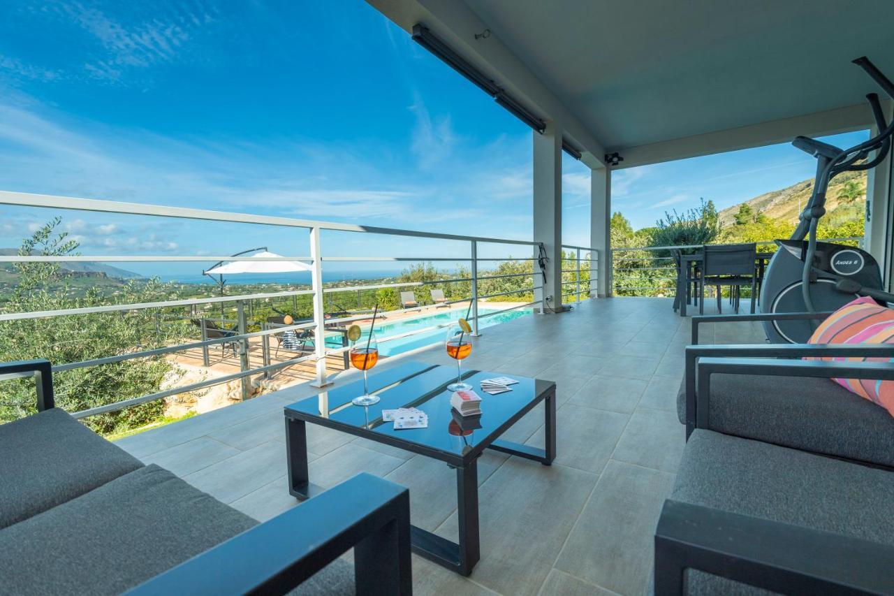 Villa Luxury Con Piscina Privata Vista Mare - Castellammare Del Golfo Exterior foto